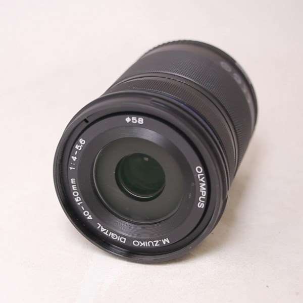 Used OM-System Digital ED 40-150mm f/4-5.6 R Zoom Lens Black