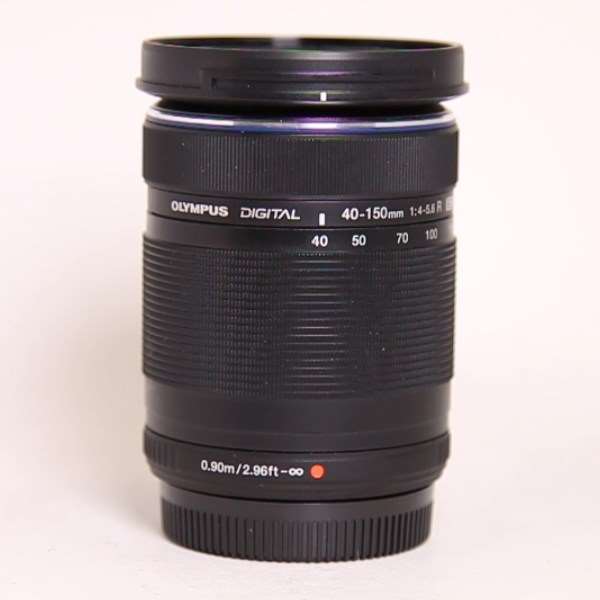 Used OM-System Digital ED 40-150mm f/4-5.6 R Zoom Lens Black