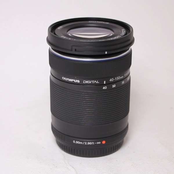 Used OM-System Digital ED 40-150mm f/4-5.6 R Zoom Lens Black