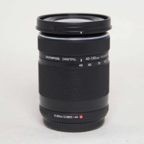 Used OM-System Digital ED 40-150mm f/4-5.6 R Zoom Lens Black