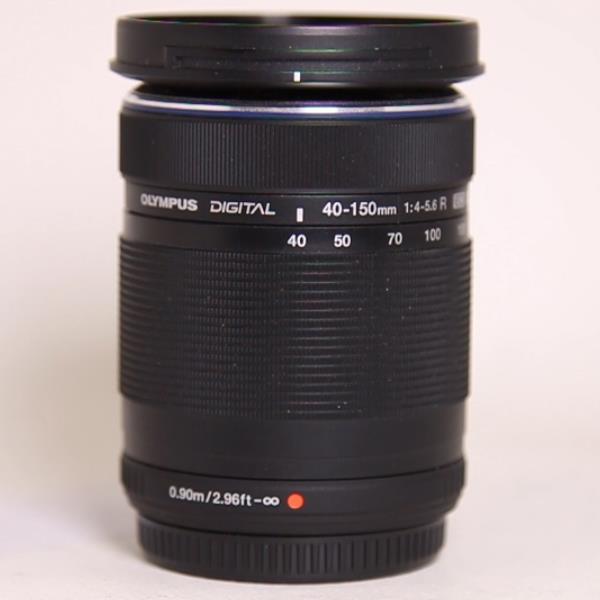 Used OM-System Digital ED 40-150mm f/4-5.6 R Zoom Lens Black