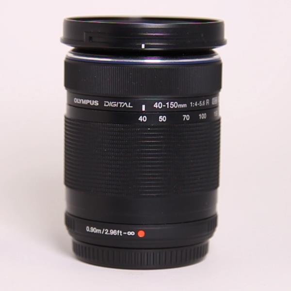 Used OM-System Digital ED 40-150mm f/4-5.6 R Zoom Lens Black