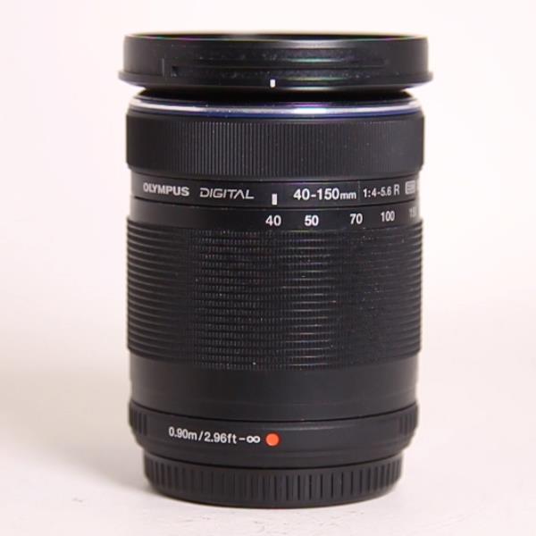 Used OM-System Digital ED 40-150mm f/4-5.6 R Zoom Lens Black