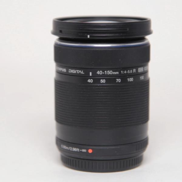 Used OM-System Digital ED 40-150mm f/4-5.6 R Zoom Lens Black