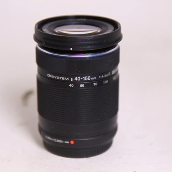 Used OM-System Digital ED 40-150mm f/4-5.6 R Zoom Lens Black