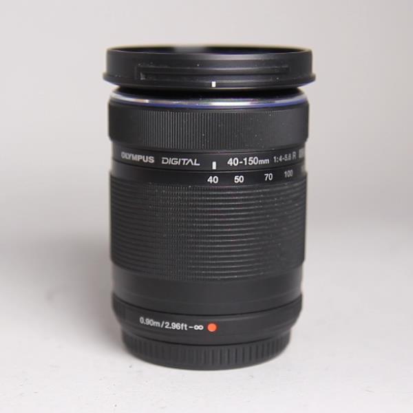 Used OM-System Digital ED 40-150mm f/4-5.6 R Zoom Lens Black