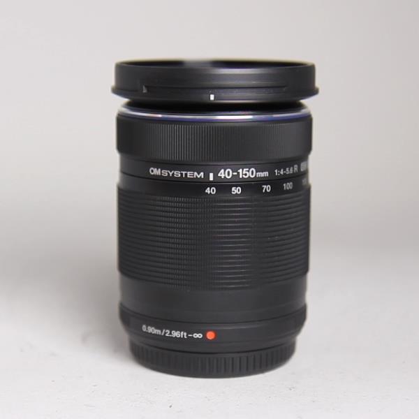 Used OM-System Digital ED 40-150mm f/4-5.6 R Zoom Lens Black