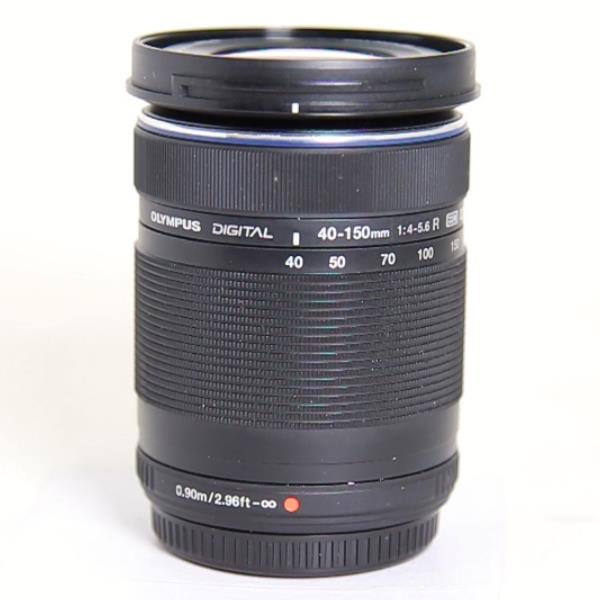 Used OM-System Digital ED 40-150mm f/4-5.6 R Zoom Lens Black
