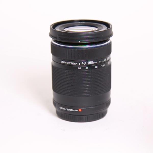 Used OM-System Digital ED 40-150mm f/4-5.6 R Zoom Lens Black
