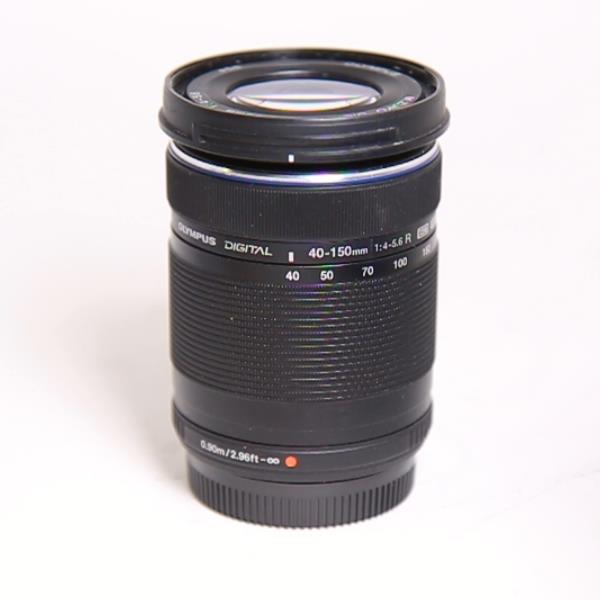 Used OM-System Digital ED 40-150mm f/4-5.6 R Zoom Lens Black