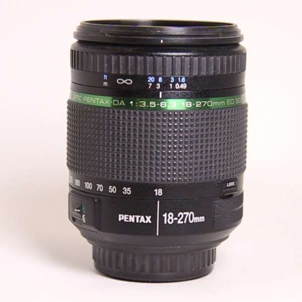 Used Pentax 18-270mm f3.5-6.3 ED SDM SMC DA