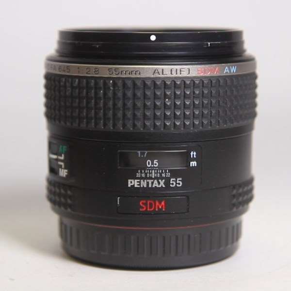 Used Pentax 55mm f2.8 SMC D-FA 645 Mount Medium Format Lens