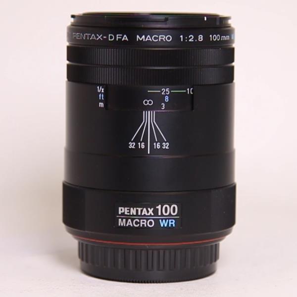 Used Pentax 100mm f2.8 D FA Macro WR Lens