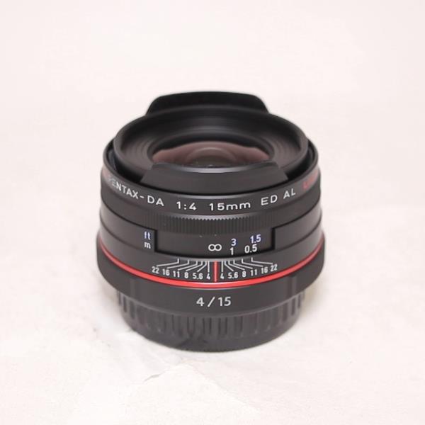 Used HD Pentax-DA 15mm f/4 ED AL Limited Lens Black