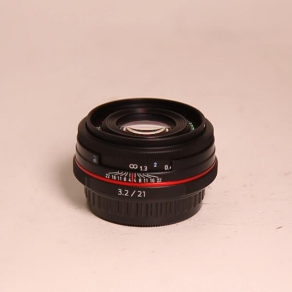 Used HD Pentax-DA 21mm f/3.2 AL Limited Lens Black