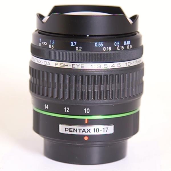 Used SMC Pentax-DA 10-17mm f/3.5-4.5 Fish-Eye ED IF Lens