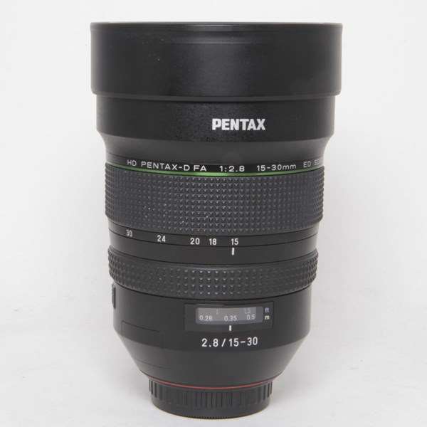 Used HD Pentax-D FA 15-30mm f/2.8 ED SDM WR Wide Angle Zoom Lens
