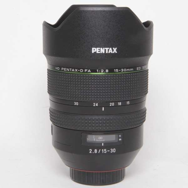 Used HD Pentax-D FA 15-30mm f/2.8 ED SDM WR Wide Angle Zoom Lens