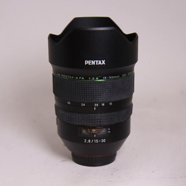 Used HD Pentax-D FA 15-30mm f/2.8 ED SDM WR Wide Angle Zoom Lens