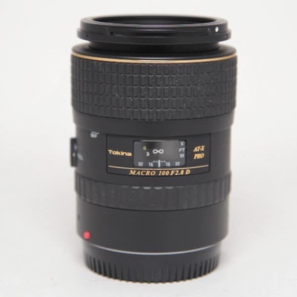 Used Tokina 100mm f/2.8 AT-X M100 AF Pro D Macro Lens Canon EOS Mount