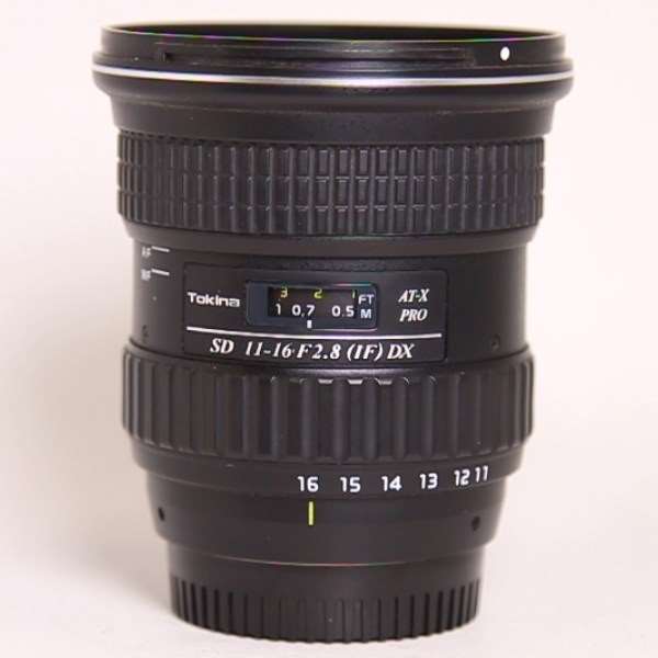 Used Tokina AT-X 11-16mm f/2.8 PRO DX Nikon Fit