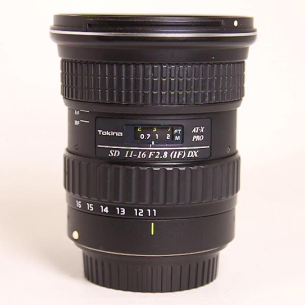Used Tokina AT-X 116 PRO DX-II 11-16mm f/2.8 Zoom Lens Canon EF Mount