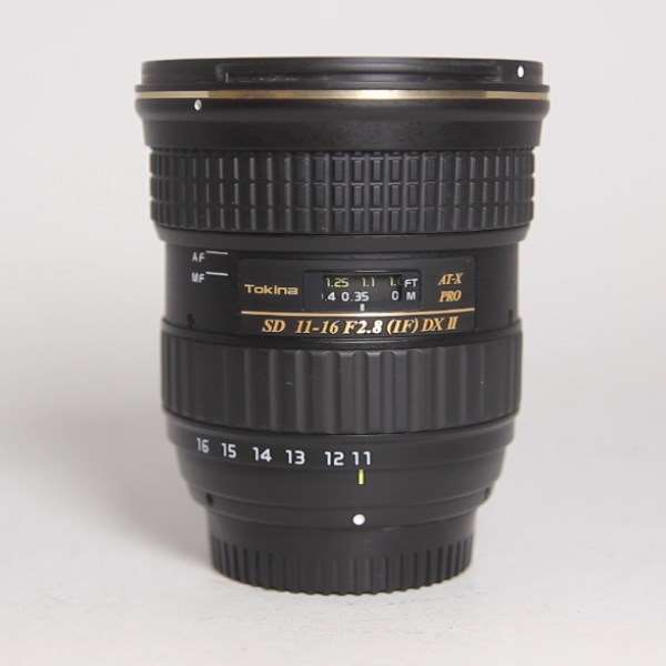 Used Tokina AT-X 116 PRO DX-II 11-16mm f/2.8 Zoom Lens Nikon F Mount