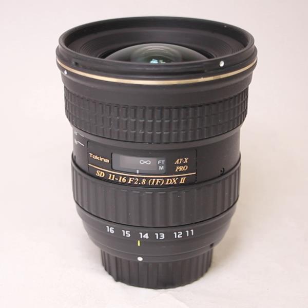 Used Tokina AT-X 116 PRO DX-II 11-16mm f/2.8 Zoom Lens Nikon F Mount