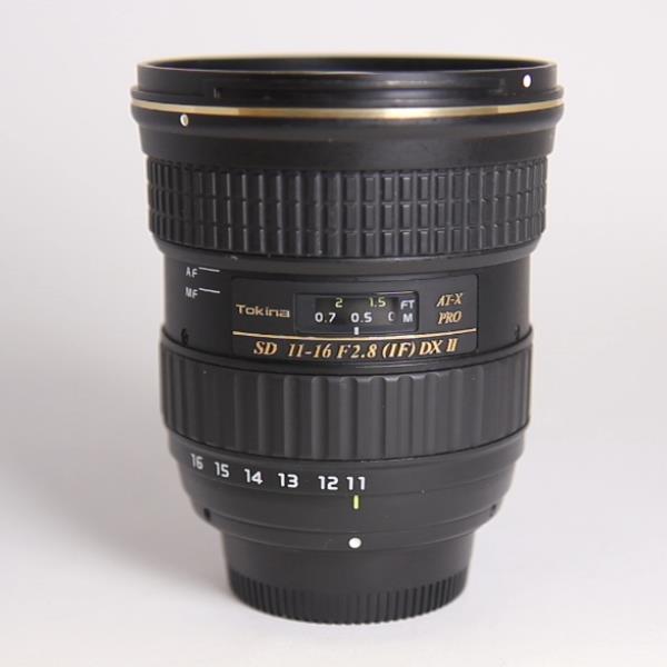 Used Tokina AT-X 116 PRO DX-II 11-16mm f/2.8 Zoom Lens Nikon F Mount