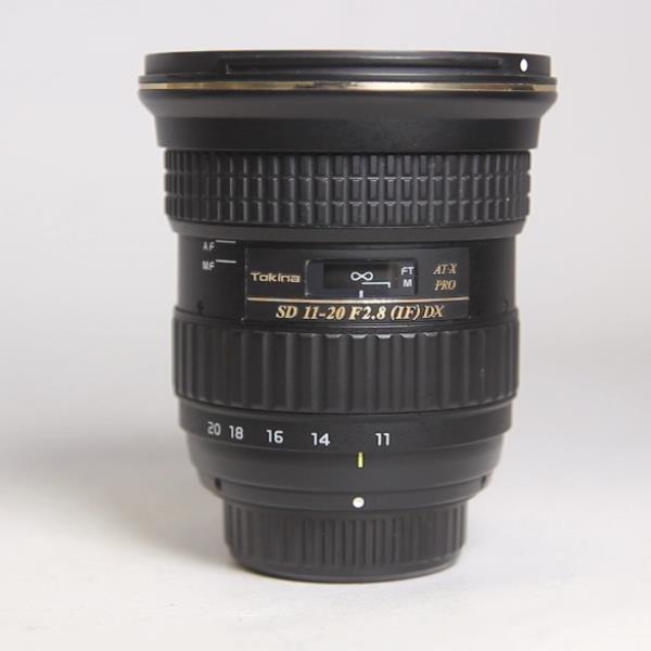 Used Tokina AT-X 11-20mm f/2.8 PRO DX Wide Angle Zoom Lens Nikon F Mount