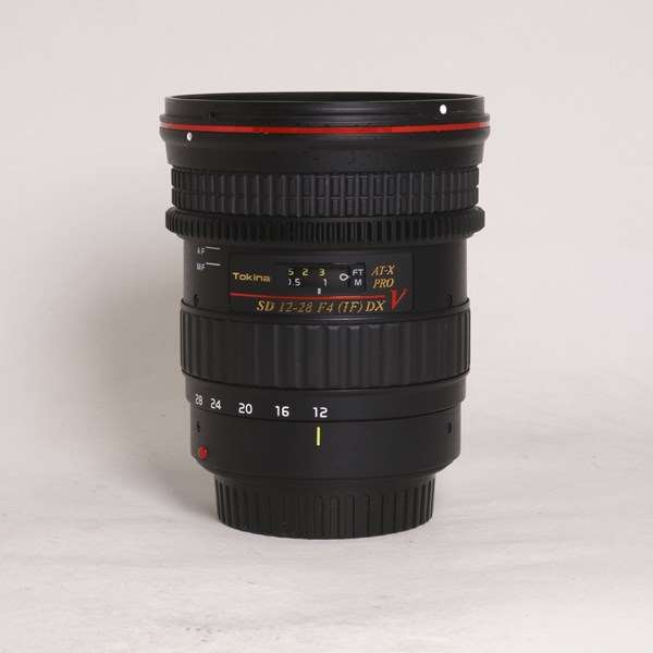 Used Tokina 12-28mm f/4.0 AT-X Pro Zoom Lens Canon EF-S