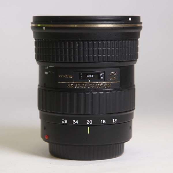 Used Tokina 12-28mm f/4.0 AT-X Pro Zoom Lens Canon EF-S