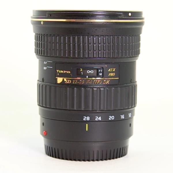 Used Tokina 12-28mm f/4.0 AT-X Pro Zoom Lens Canon EF-S