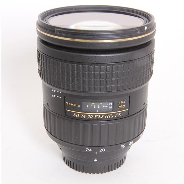 Used Tokina AT-X 24-70mm f/2.8 PRO FX Zoom Lens Nikon F Mount