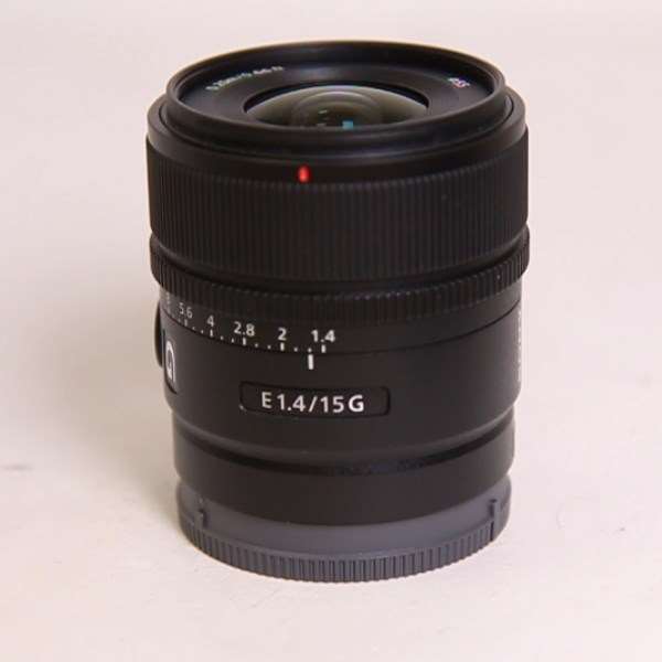 Used Sony E 15mm f1.4 G e-mount Lens