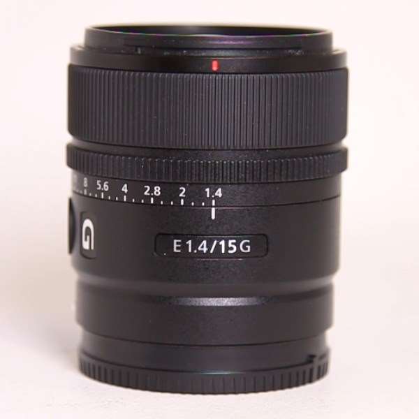 Used Sony E 15mm f1.4 G e-mount Lens