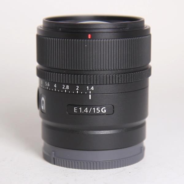 Used Sony E 15mm f1.4 G e-mount Lens