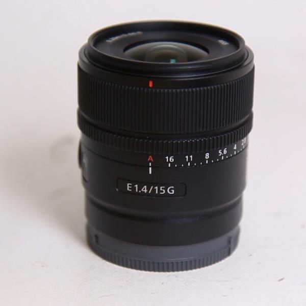 Used Sony E 15mm f1.4 G e-mount Lens
