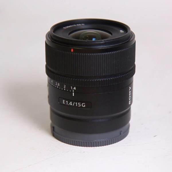 Used Sony E 15mm f1.4 G e-mount Lens