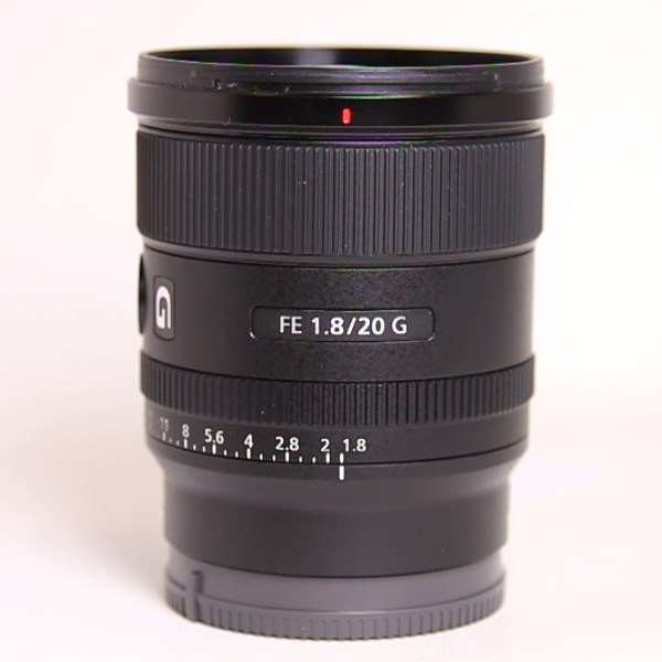 Used Sony FE 20mm f/1.8 G Ultra Wide Angle Prime Lens