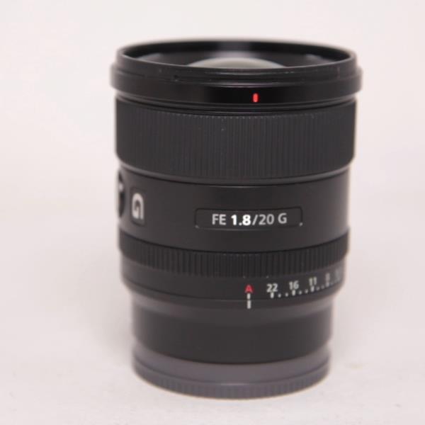 Used Sony FE 20mm f/1.8 G Ultra Wide Angle Prime Lens