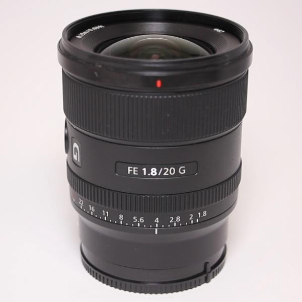 Used Sony FE 20mm f/1.8 G Ultra Wide Angle Prime Lens