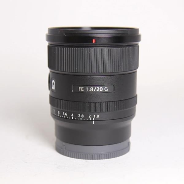 Used Sony FE 20mm f/1.8 G Ultra Wide Angle Prime Lens