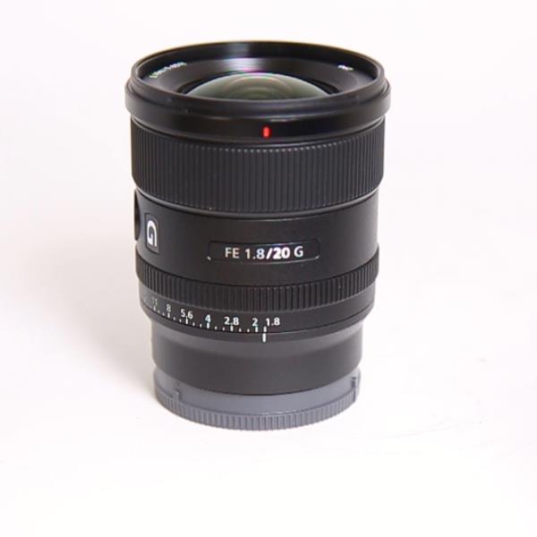 Used Sony FE 20mm f/1.8 G Ultra Wide Angle Prime Lens