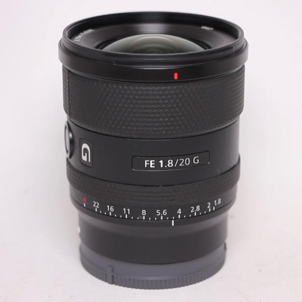 Used Sony FE 20mm f/1.8 G Ultra Wide Angle Prime Lens