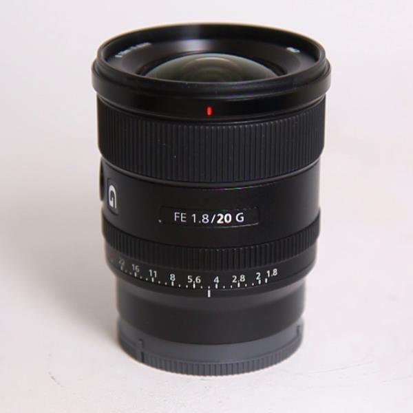 Used Sony FE 20mm f/1.8 G Ultra Wide Angle Prime Lens