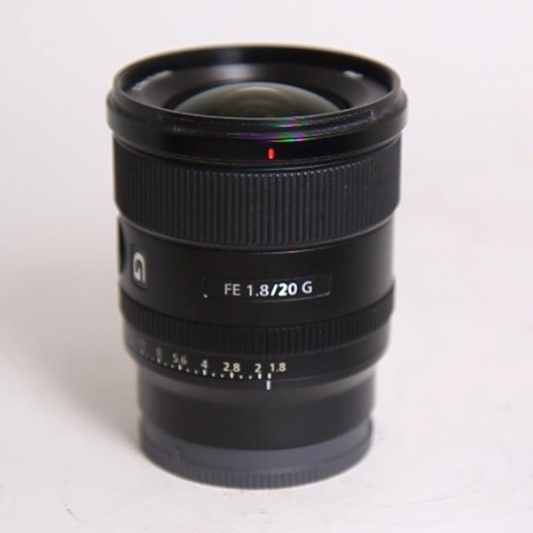 Used Sony FE 20mm f/1.8 G Ultra Wide Angle Prime Lens