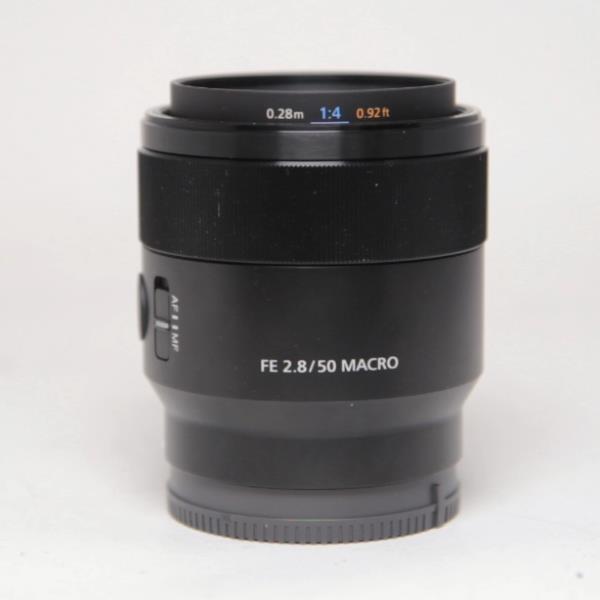 Used Sony FE 50mm f/2.8 Macro Lens