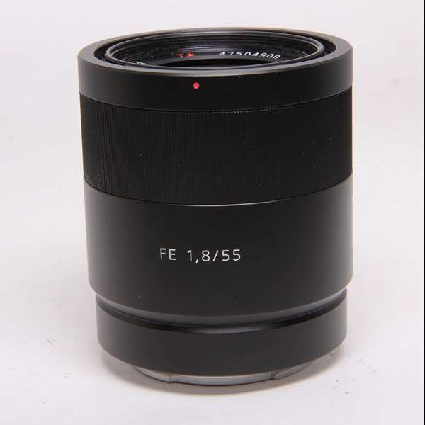 Used Sony FE 55mm f/1.8 ZA Zeiss Sonnar T* Lens