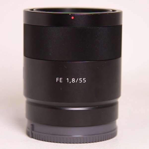 Used Sony FE 55mm f/1.8 ZA Zeiss Sonnar T* Lens